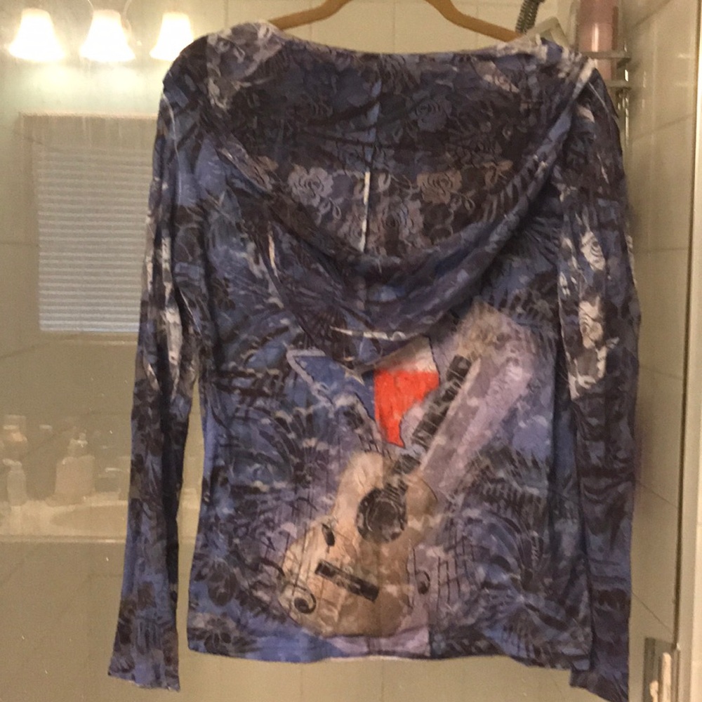 Under Glass sequined Texas hoodie - Picture 3 of 3